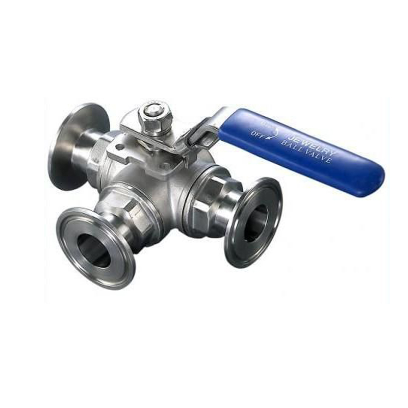 衛生快裝三通球閥